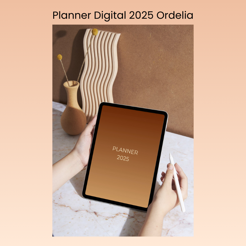 Planner Digital 2025 - Marron