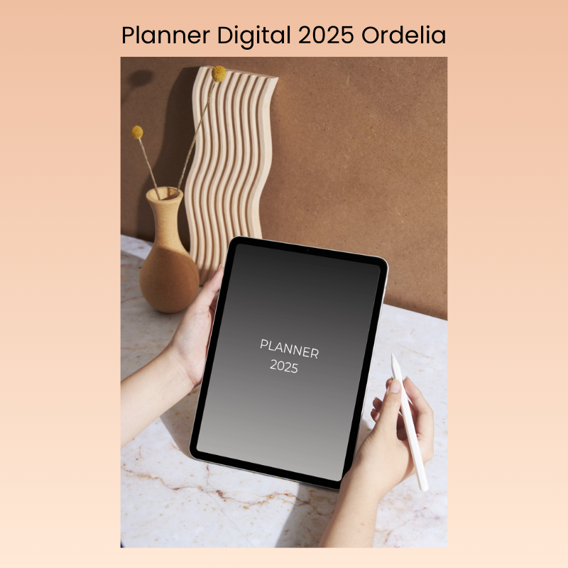 Planner Digital 2025 - Noir
