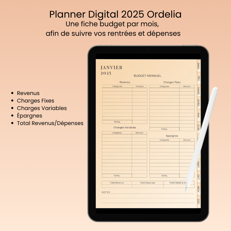 Planner Digital 2025 - Beige