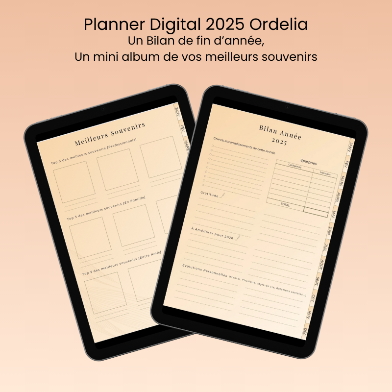 Planner Digital 2025 - Beige