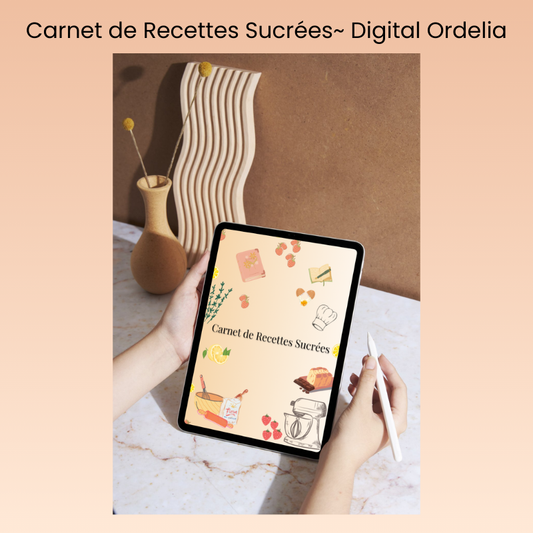 Carnet de Recettes Sucrées Digital